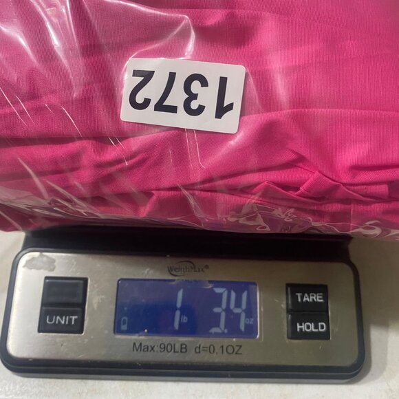 NEW Ashley Stewart Maxi Dress Womens Size 26/28 Pink Sleeveless Tiered Boho - Picture 11 of 11